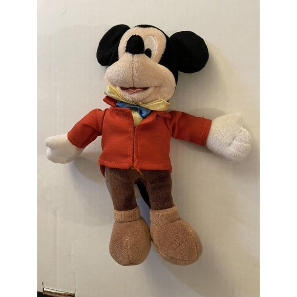 Disney Mickey Mouse Bob Cratchit Plush Christmas Carol B18 - Picture 1 of 3